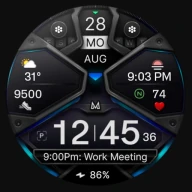 MD326 3D Modern Watch Face icon