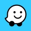Waze - GPS、地図、渋滞情報、カーナビ icon