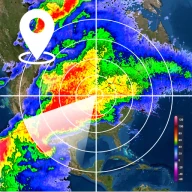 Wetterradar und Wetter-Live icon