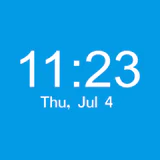 Clock, Date and Weather Widget