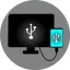 USB-Anschluss TelefonFernseher icon