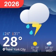 Lokales Wetter：Alarm-Widget icon