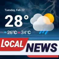 Weather & News : Radar, Alerts icon