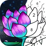 Malen mit Zahlen Färbung Spiel