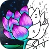 Malen mit Zahlen Färbung Spiel icon