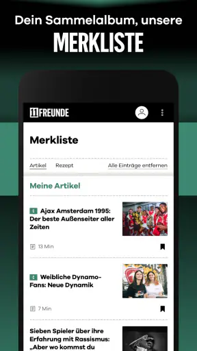 11FREUNDE - News & Liveticker screenshot