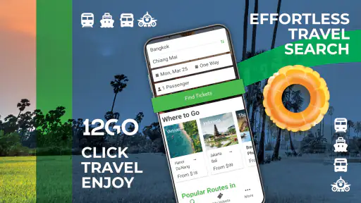 12Go Zug, Bus, Fähre, Flug screenshot 9