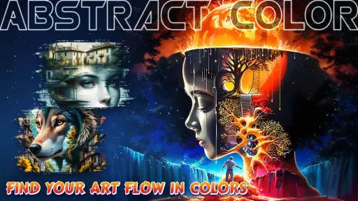 Abstraktes surreales Malspiel screenshot