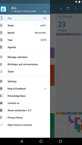 aCalendar+ Kalender & Tasks screenshot 10