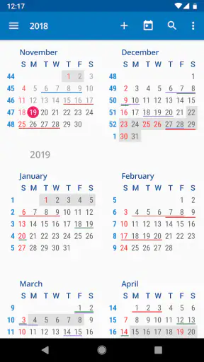 aCalendar+ Kalender & Tasks screenshot