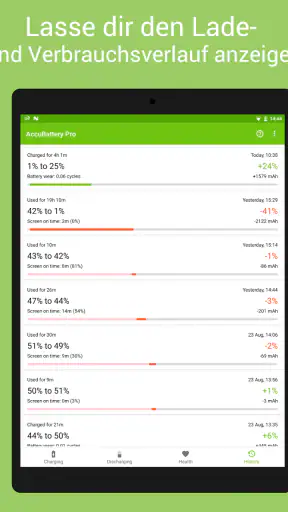 Accu​Battery - Akku & Batterie screenshot 10