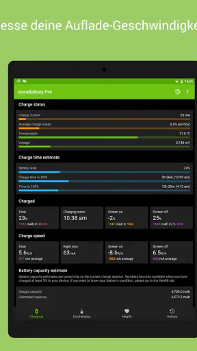 Accu​Battery - Akku & Batterie screenshot 11