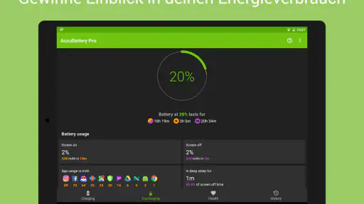 Accu​Battery - Akku & Batterie screenshot