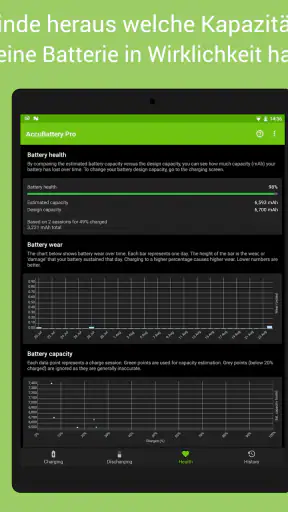 Accu​Battery - Akku & Batterie screenshot 9