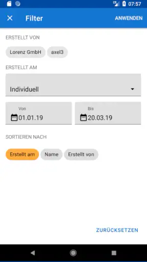 ADDISON OneClick Lohnordner screenshot