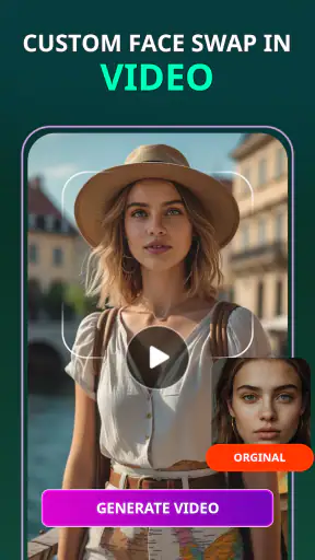 AI gesichtstausch-deepfake app screenshot