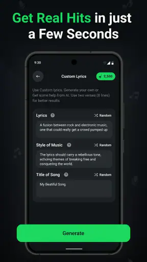 AI Music & Song Generator screenshot