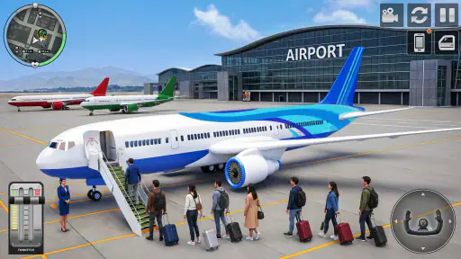 Airplane Flying Jet Simulator screenshot 11