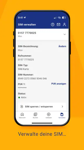 ALDI TALK screenshot