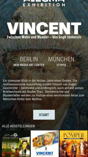 Alegria Exhibition screenshot