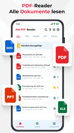 Alle PDF Dateien Leser screenshot