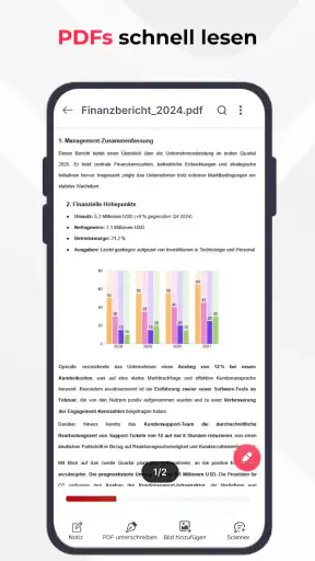 Alle PDF Dateien Leser screenshot