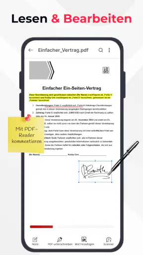 Alle PDF Dateien Leser screenshot