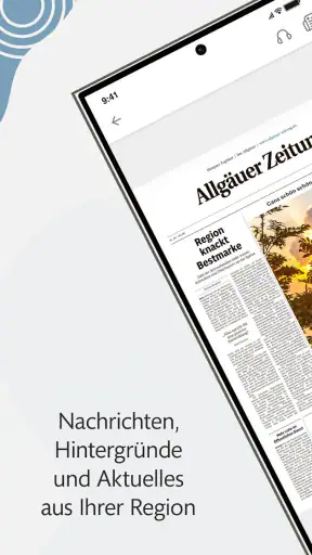 Allgäuer Zeitung e-Paper screenshot