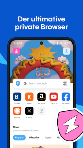 Aloha Browser (Beta) screenshot