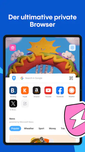 Aloha Browser (Beta) screenshot
