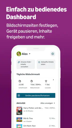 Amazon Kids Eltern Dashboard screenshot