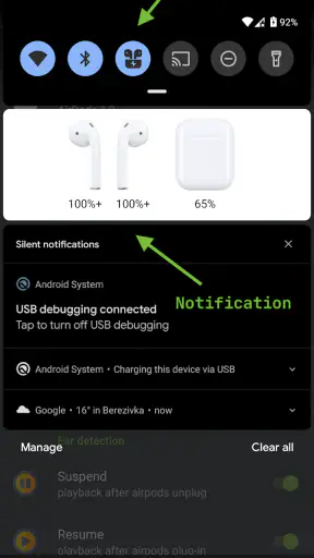 AndroPods - Airpods on Android screenshot