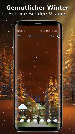 Animiertes 3D Wetter screenshot