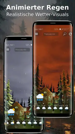 Animiertes 3D Wetter screenshot