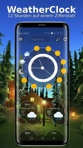 Animiertes 3D Wetter screenshot