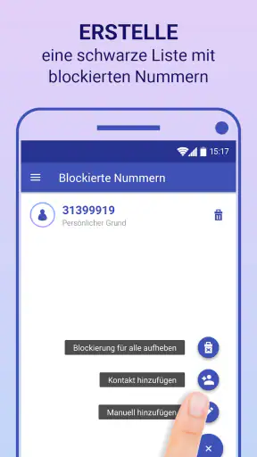 Anrufblocker screenshot