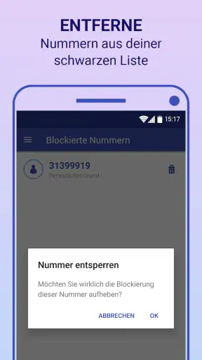 Anrufblocker screenshot
