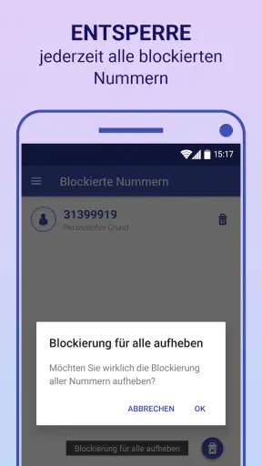 Anrufblocker screenshot