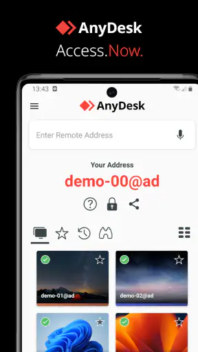 AnyDesk Remote-Desktop screenshot