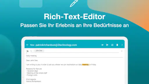 Aqua Mail – schnell & sicher screenshot 11