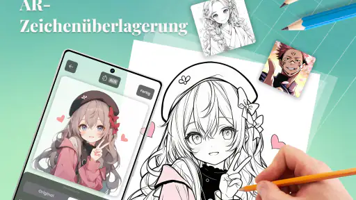 AR Nachzeichnen Skizze screenshot