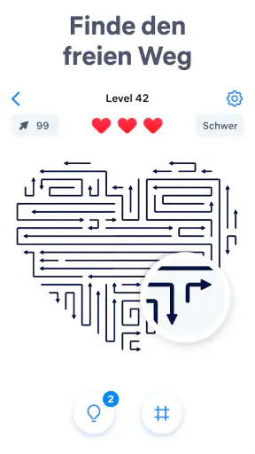 Arrow Puzzle – Pfeil-Rätsel screenshot