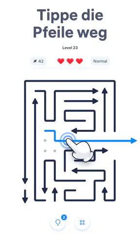Arrow Puzzle – Pfeil-Rätsel screenshot