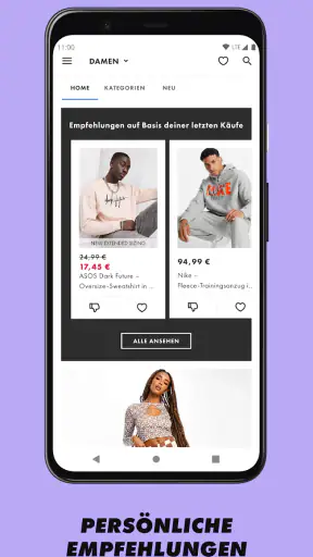 ASOS screenshot