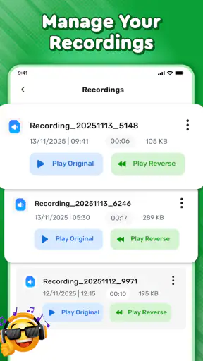 Audio Rückwärts screenshot 12