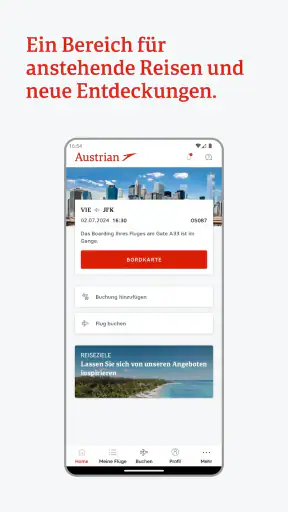 Austrian Airlines screenshot