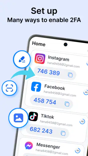 Authentifikator - 2FA screenshot