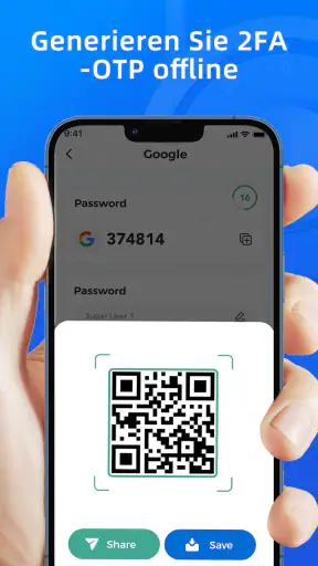 Authentifizierungs App - 2FA screenshot
