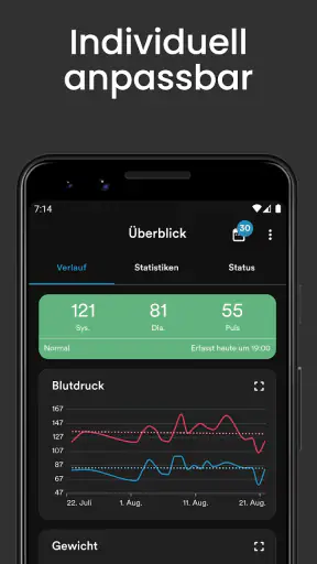 AVAX - Dein Blutdruck Tagebuch screenshot