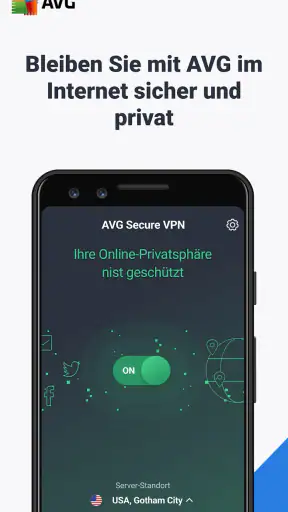AVG Secure VPN – Sicherheit screenshot